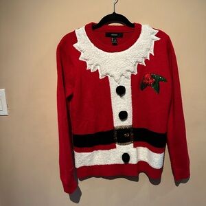 Forever 21 Red and White Holiday Sweater
